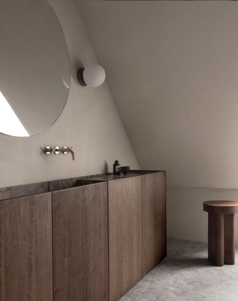 salle de bain minimaliste Normarchitect