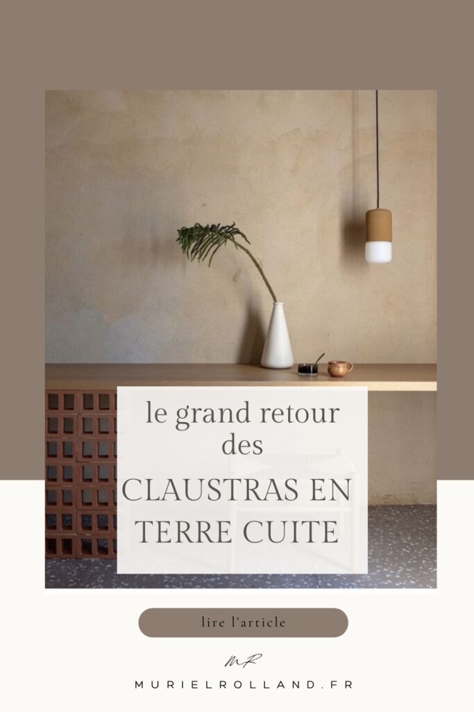 les claustras en terre cuite - article de blog